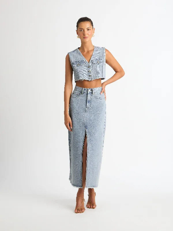 TYRA DENIM SKIRT Summer Denim Skirt