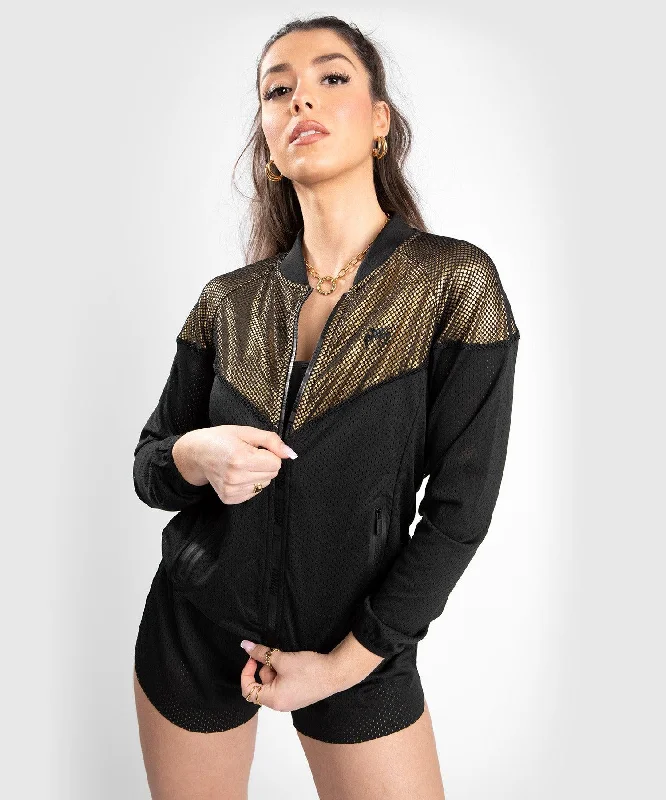 Venum Lightning Mesh Jacket - For Women - Black/Gold Women's vintage jackets