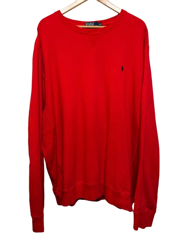 Polo Ralph Lauren Red Sweatshirt (Size XL) Women’s Hoodie with Logo