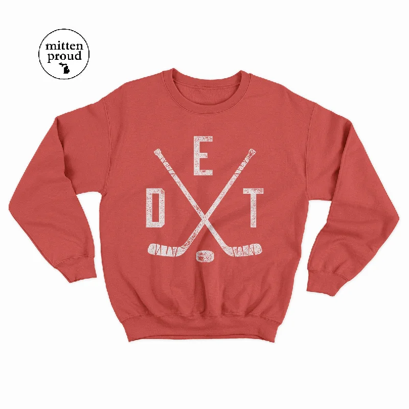 Detroit Hockey - Unisex Crewneck Sweatshirt Cozy Women’s Hoodie