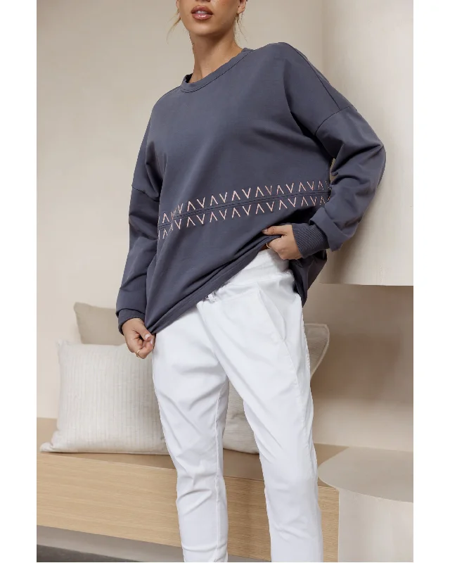 Alexandra Penex Long Sleeve - Slate