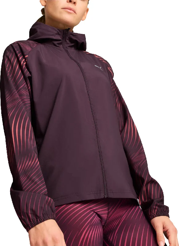 Puma Favourite Velocity Woven Womens Running Jacket - Purple Women's summer jackets