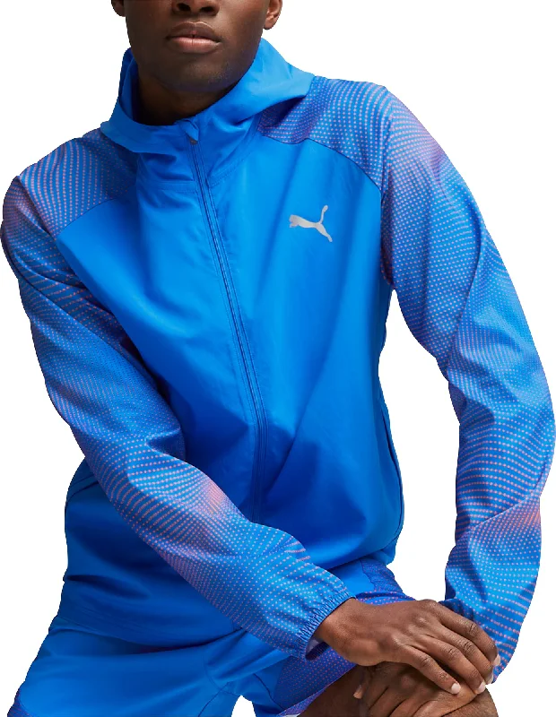 Puma Run Favourite Mens Running Jacket - Blue Women's travel jackets