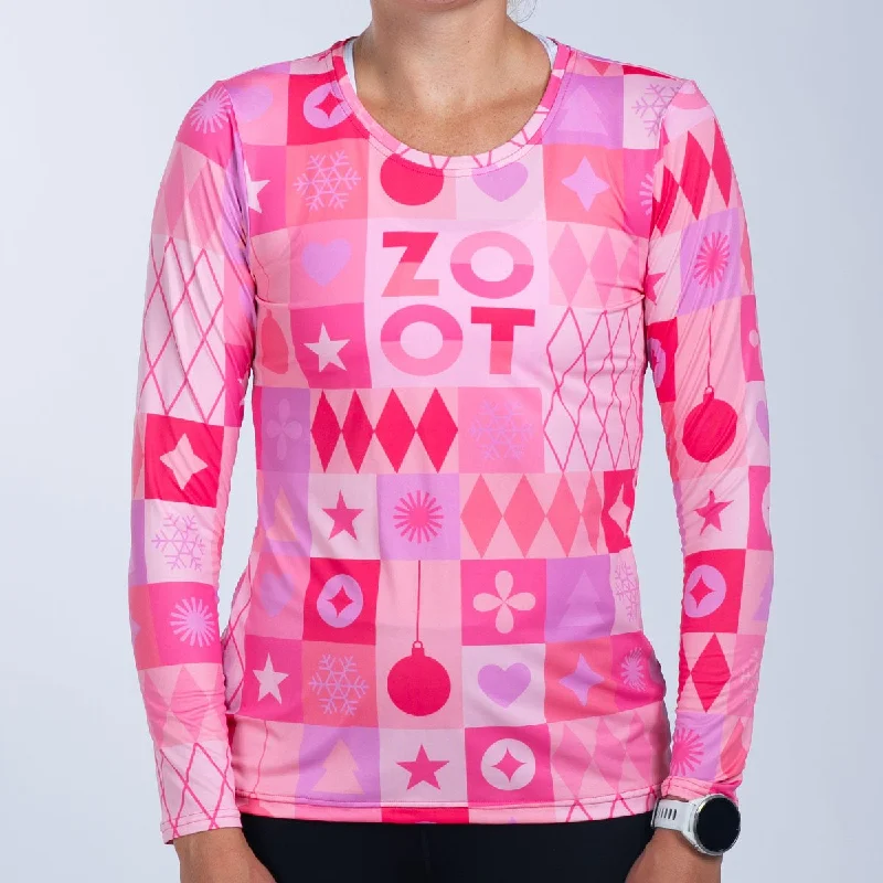 Women's Ltd Run Ls Tee - Holiday Spirit