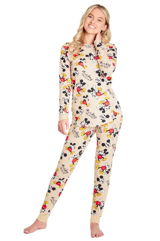 Disney Ladies Pyjamas - Mickey Mouse Pyjamas for Women Short sleeve pajama sets