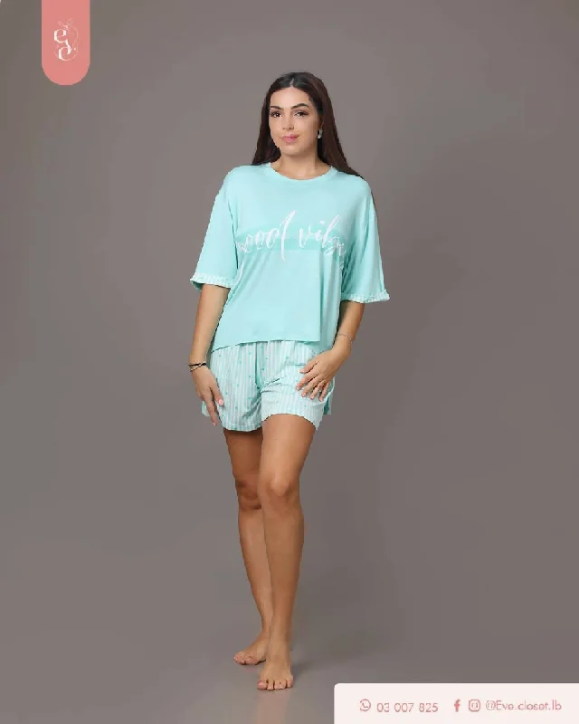 EVE.CLOSET Good Vibes Pajama Bamboo pajama sets