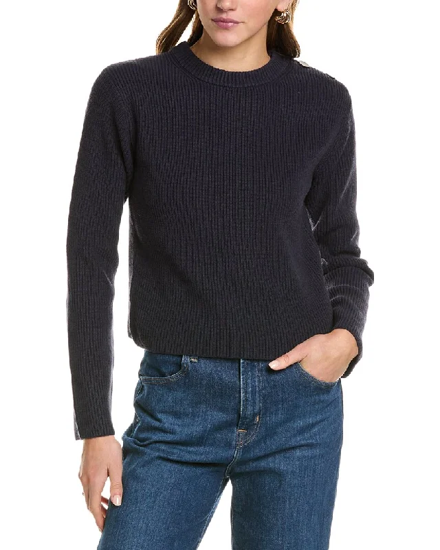 Vince Button Shoulder Sweater Best sweaters for formal occasions