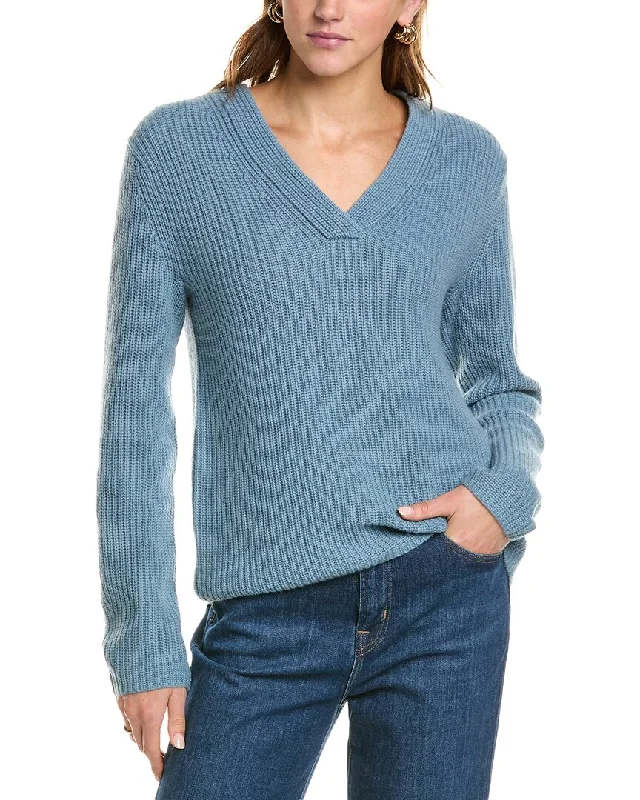 Vince Shaker Rib Wool & Alpaca-Blend Sweater Cheap sweaters