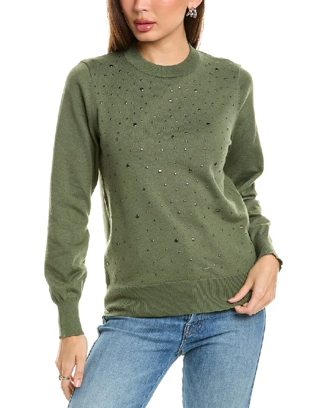 Nanette Nanette Lepore Studded Sweater Best sweaters for hiking