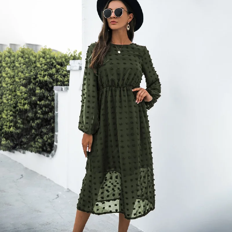 Elegant Casual Chiffon Party Vintage Midi Dresses Best midi dresses for elegant looks