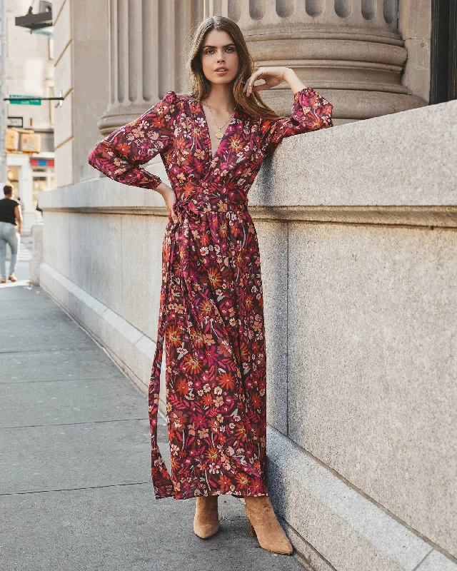 On Pace Floral Twist Front Maxi Dress Best maxi dresses for summer vacation