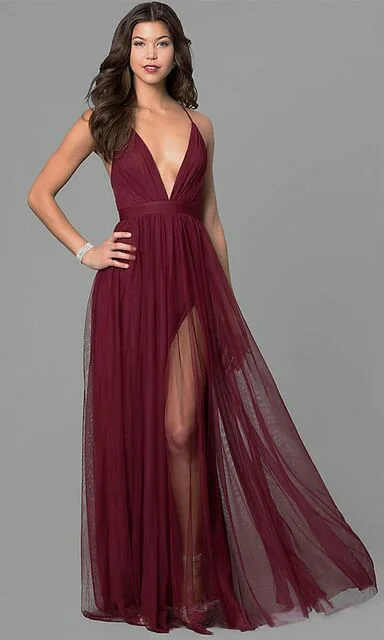 Petal Dust Maxi Dress - Wine Prom maxi dresses