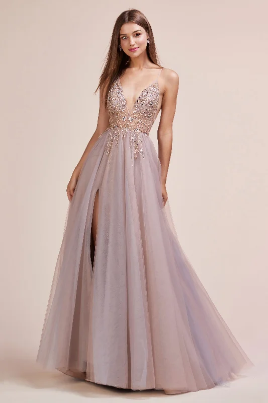 **Enchanted Illusions: Floral Beaded Illusion Bodice Gown for Unforgettable Occasions** Floral dresses under $100