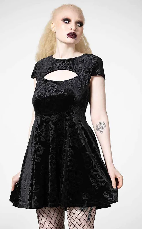 Blasphemia Keyhole Skater Dress Wedding guest unclassified dresses