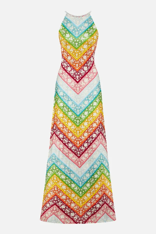 Cher Dress Rainbow Chevron Plus size unclassified dresses