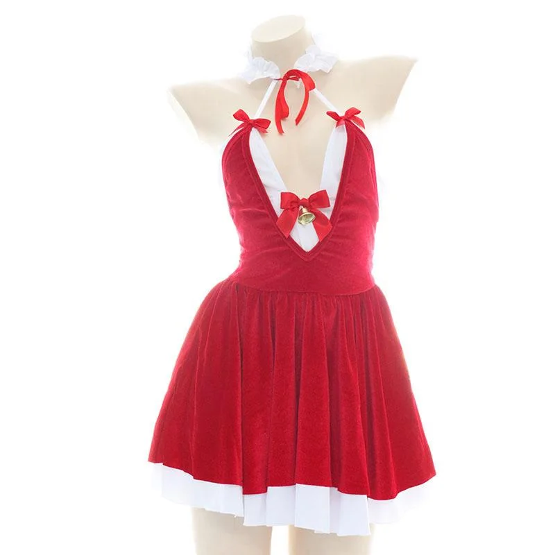 Christmas Red Bow Dress SD01365 Winter unclassified dresses