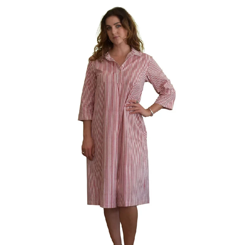 Collared Dress - Stripe Plus size unclassified dresses