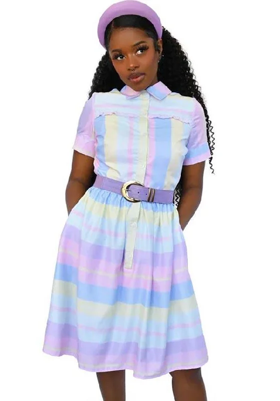 Doris Pastel Striped | DRESS* Popular unclassified dresses