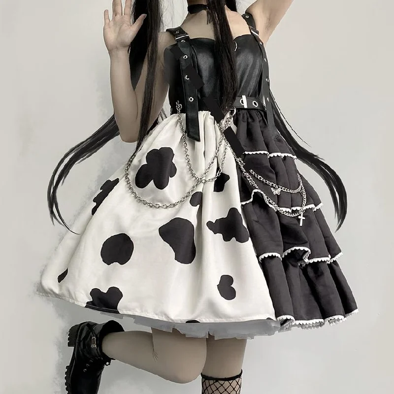 Double Cow Lolita Dress SD00368 Tiered unclassified dresses