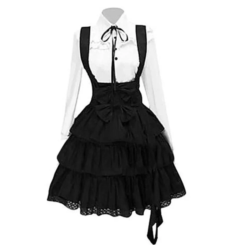 Gothic Summer Women Lolita Dresses Stretchy unclassified dresses