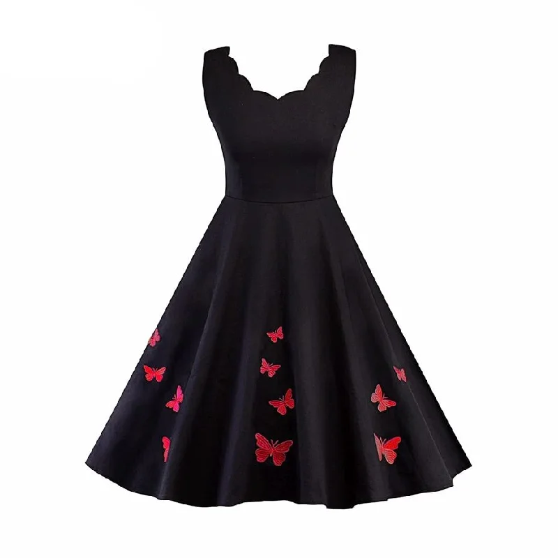 Gothic Vintage Dress Silk unclassified dresses