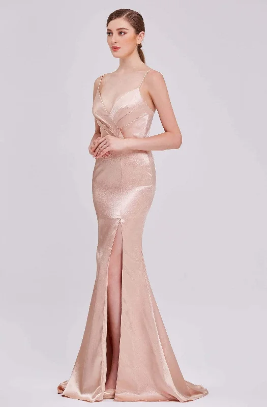 J'Adore Dresses - J16049 Ruched Sleeveless Trumpet Prom Dress Vacation unclassified dresses