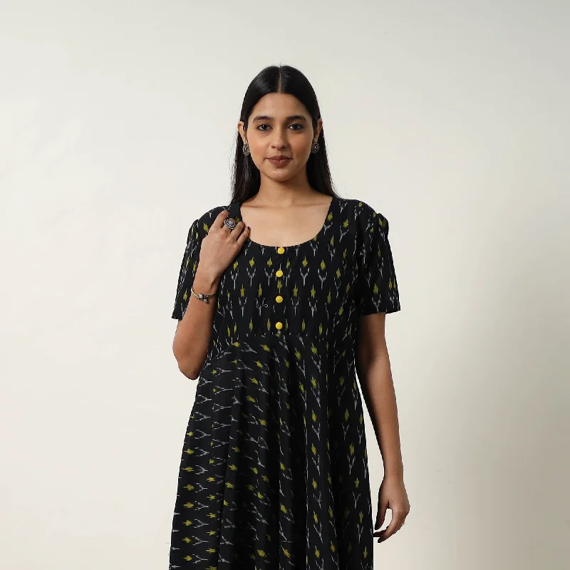 Mercerized Cotton Flared Pochampally Ikat Dress 12 Wedding guest unclassified dresses