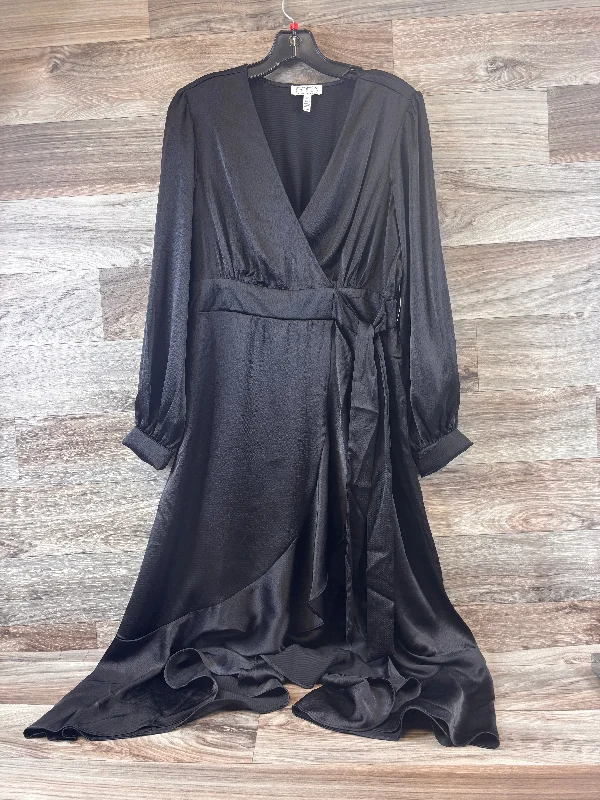 Dress Casual Maxi By Sofia By Sofia Vergara In Black, Size: M Pleated A-line Skirt