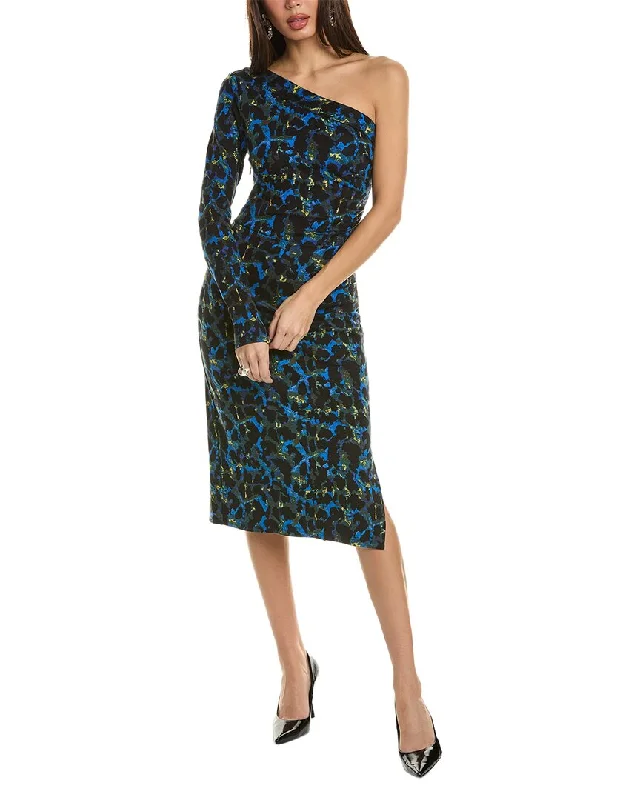 Diane von Furstenberg Minerva Midi Dress Printed Floral Midi