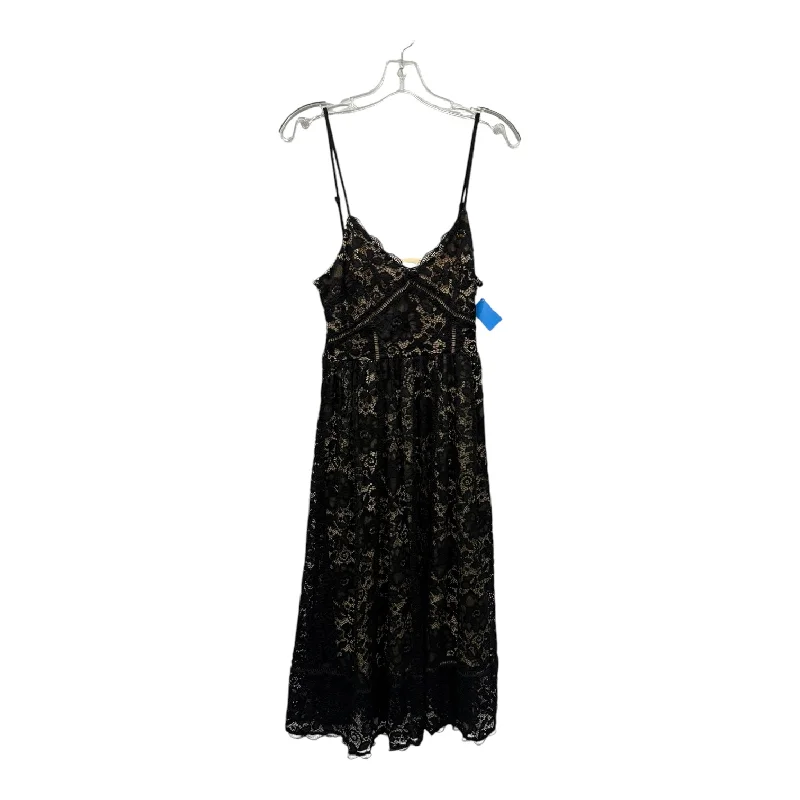 Dress Party Midi In Black, Size:M Casual Midi Look